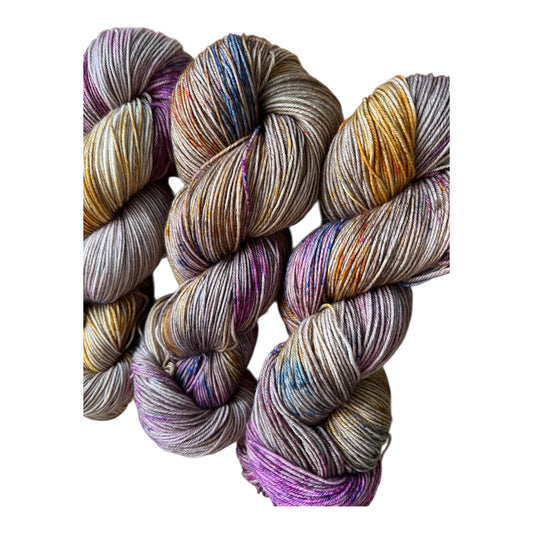 Rainbow Trout Hand Dyed Yarn