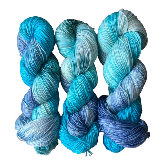 Arctic Ocean Hand Dyed Yarn
