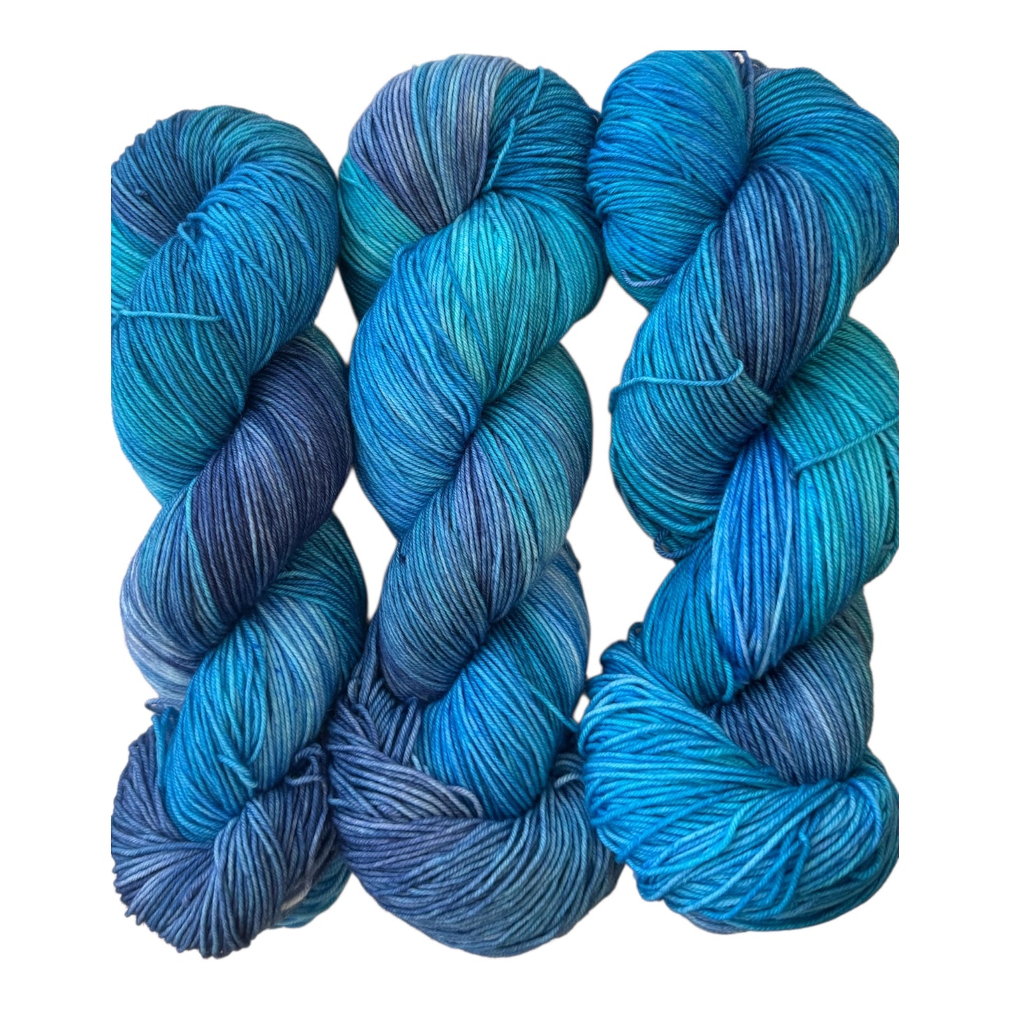 Sky Blue Waters Hand Dyed Yarn