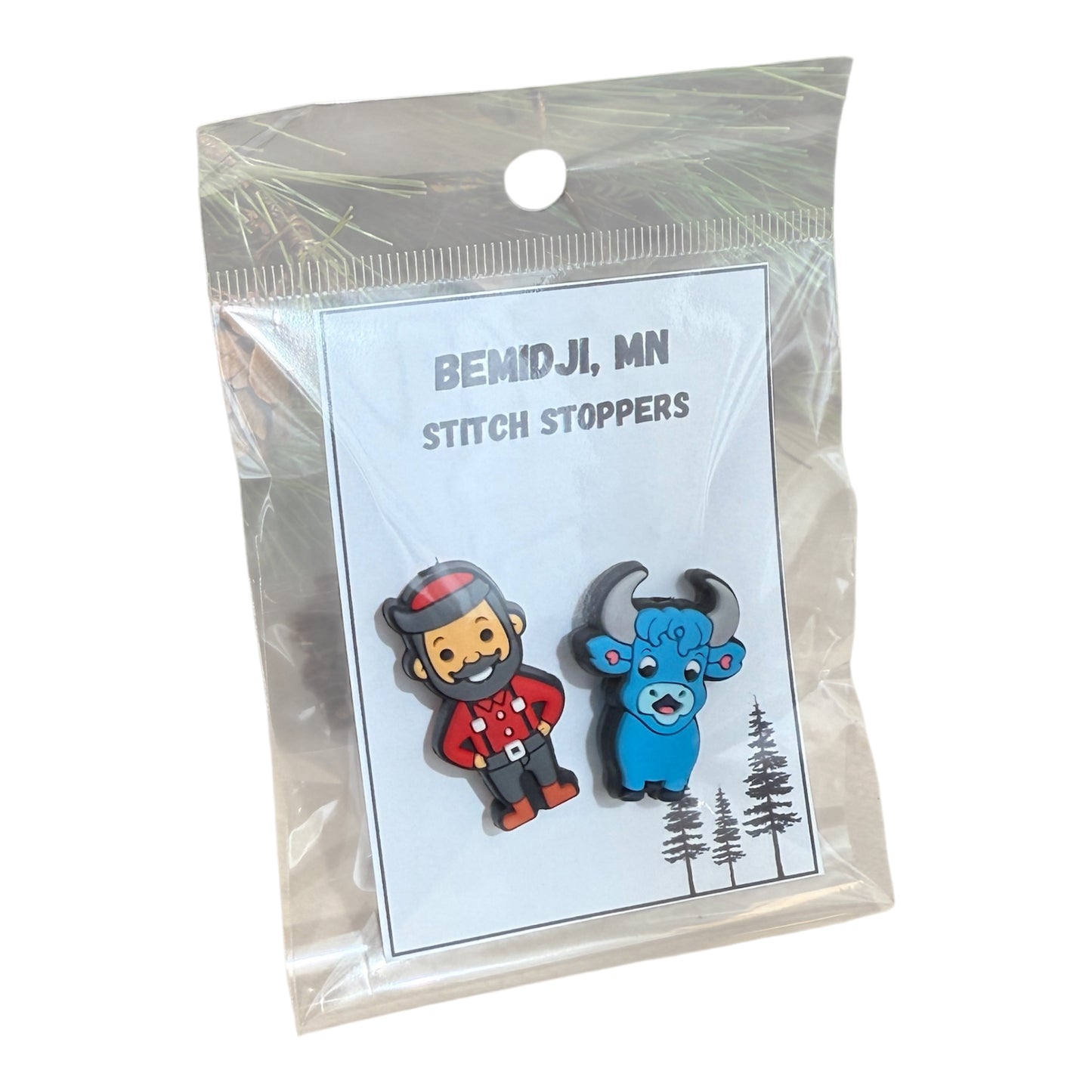 Paul & Babe Stitch Stoppers - Yarn Cabin EXCLUSIVE!!