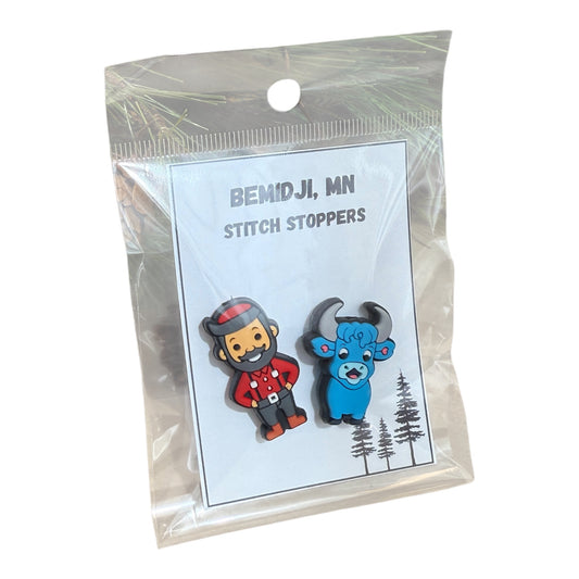 Paul & Babe Stitch Stoppers - Yarn Cabin EXCLUSIVE!!