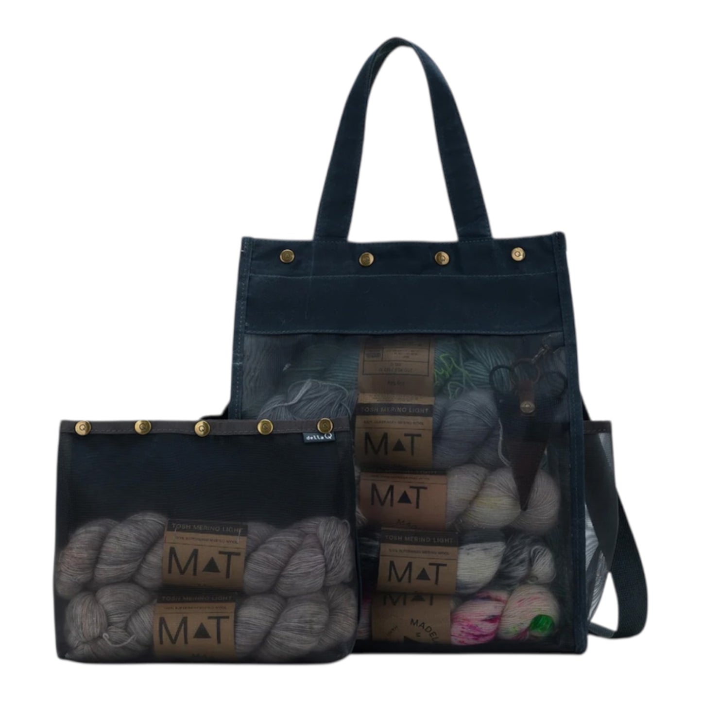 Maker’s Tall Mesh Tote | Blue