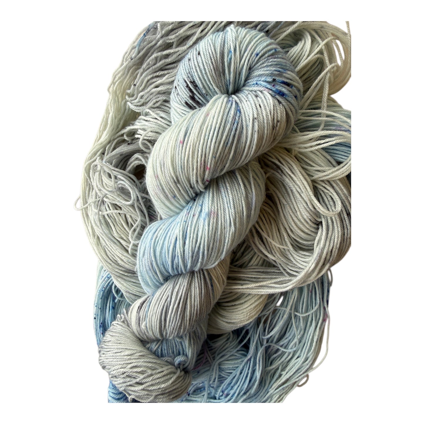 Silent Snowfall Hand Dyed Yarn