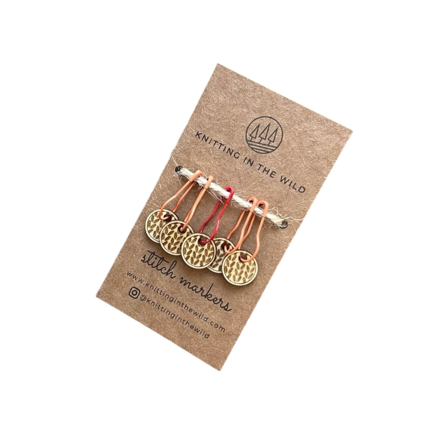 Stockinette Stitch Markers by Knitting in the Wild