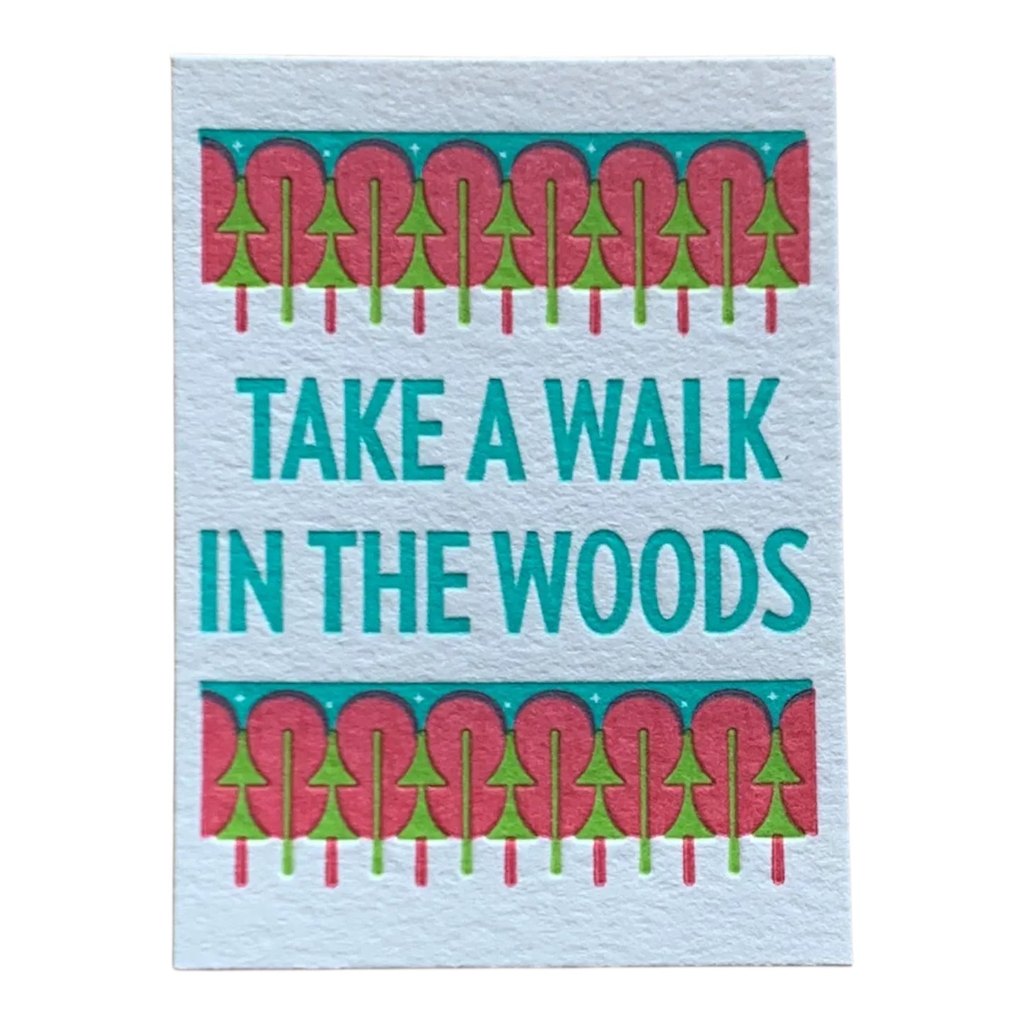 Mini Print - Take A Walk in the Woods