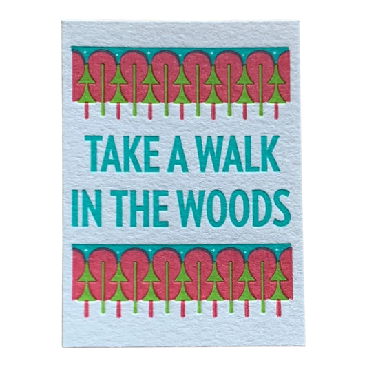Mini Print - Take A Walk in the Woods