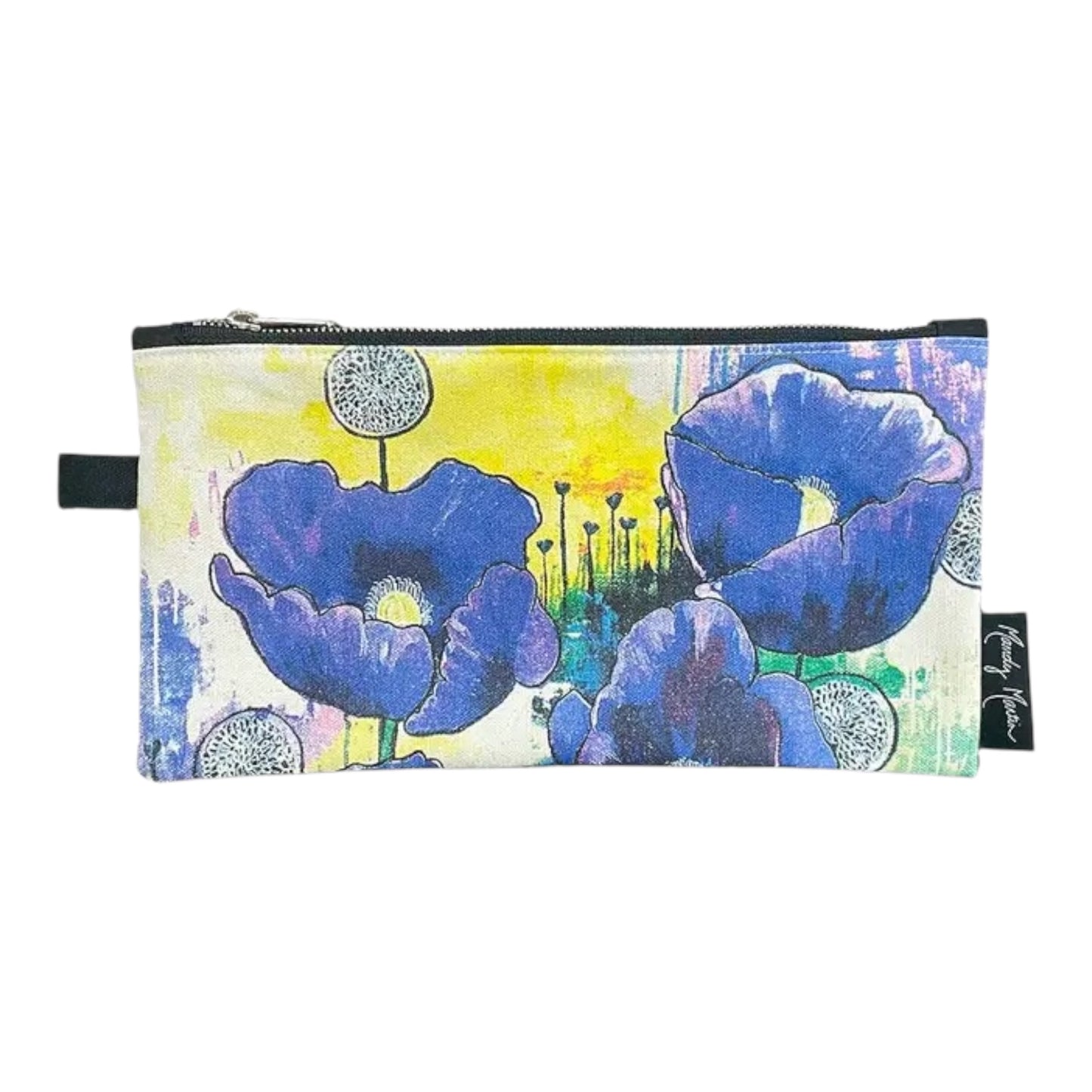 Purple Poppies Small Project Bag
