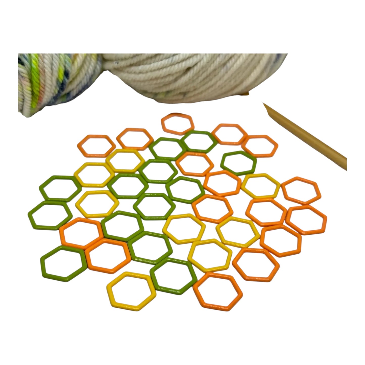 Hexagon Stitch Markers - Snag Free