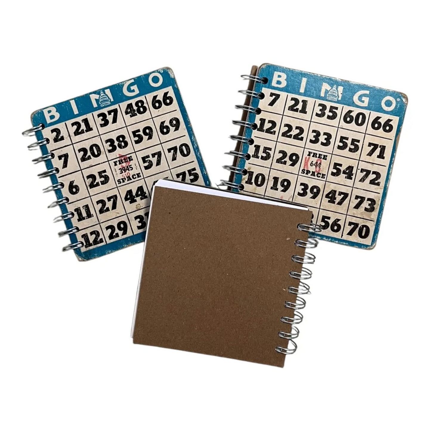 Upcycled Vintage BINGO Card Journal