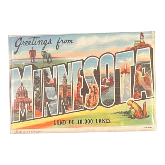 Greetings From Minnesota Magnet