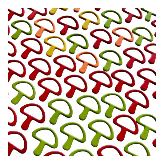 Mushroom Stitch Markers - Snag Free