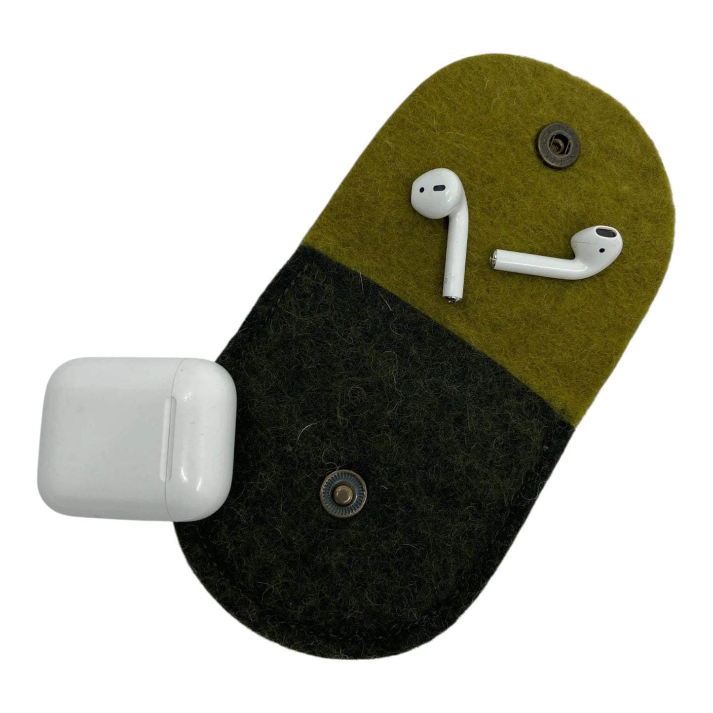 The Curve-Mini Organizer Pouch | Felt Pouch | Cord Pouch