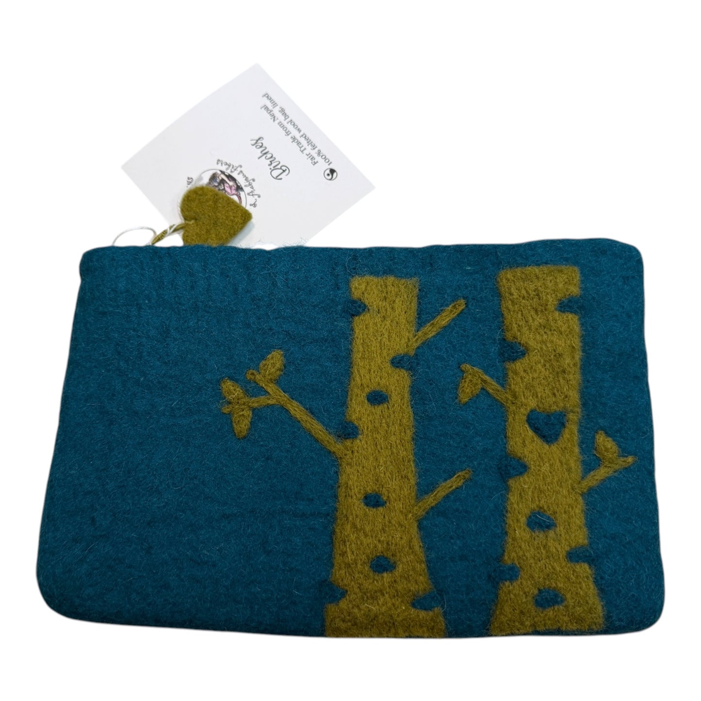 Birch Felted Pouch
