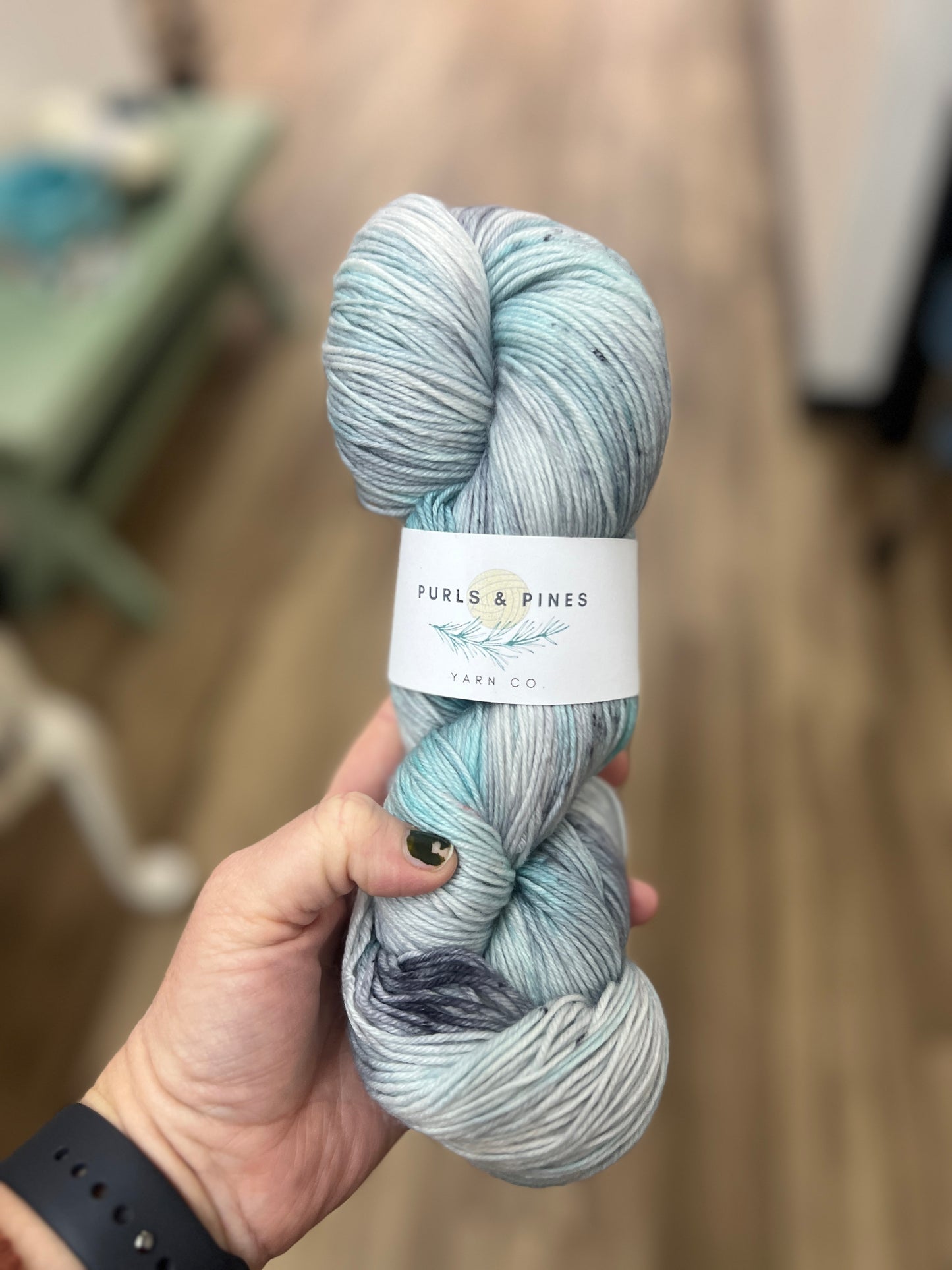 Sea Mist Hand Dyed Yarn