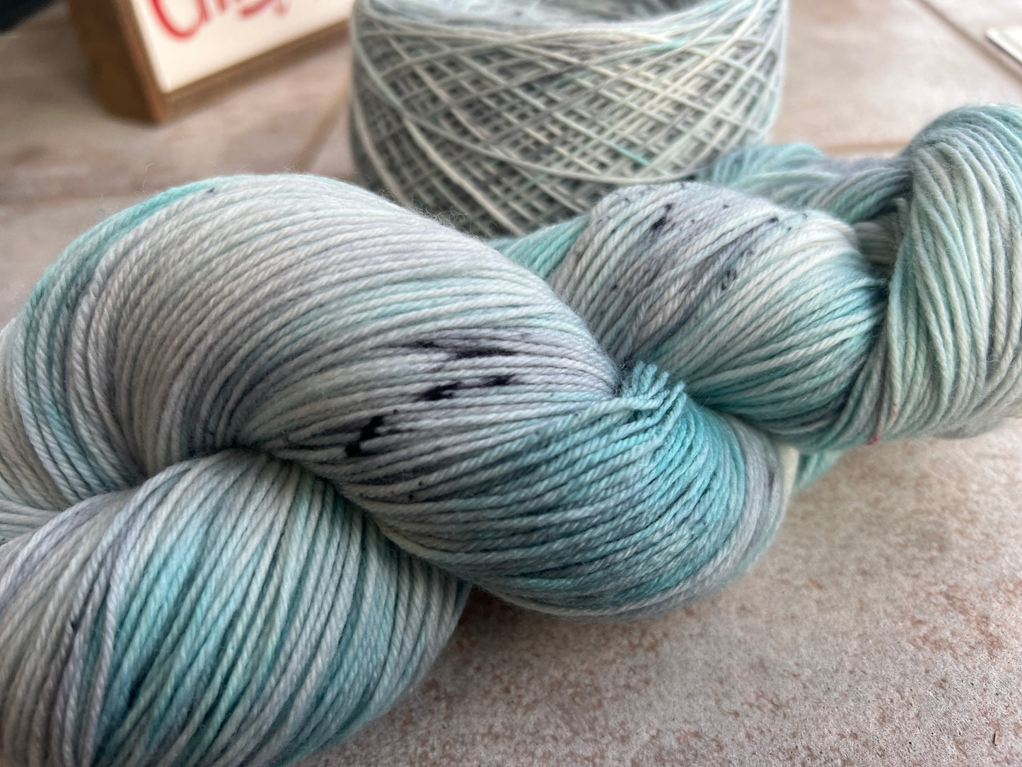 Sea Mist Hand Dyed Yarn