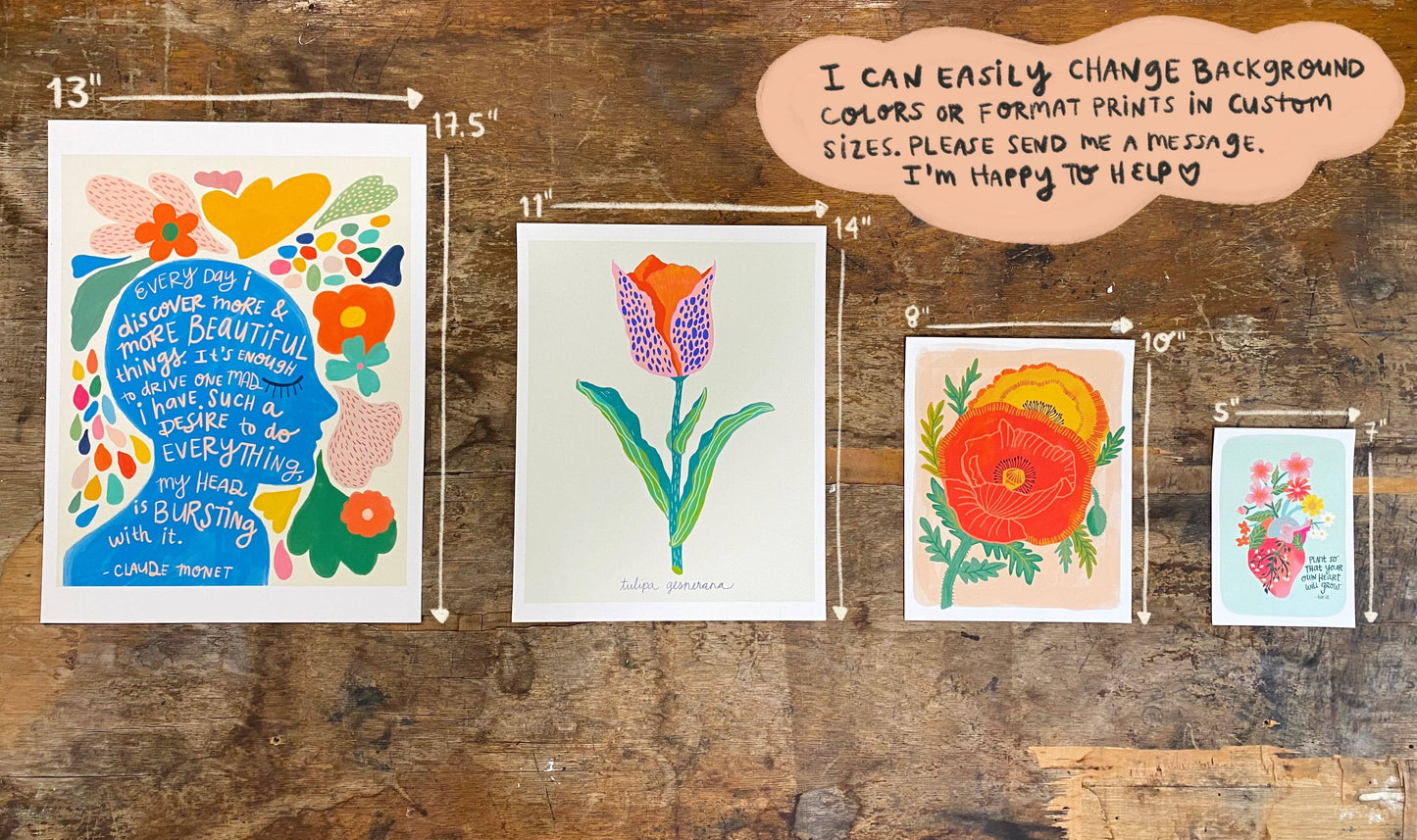 Tulip Botanical - Art Print